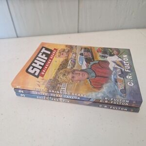 C.R Fulton SHIFT Paperback Books Volume 1, 2, 3 Like NEW Racing Nascar